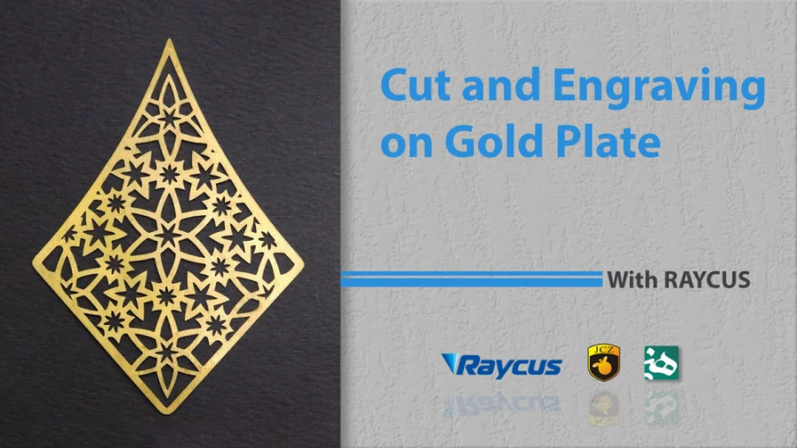 Engraving on brass metal (curly haired girl)