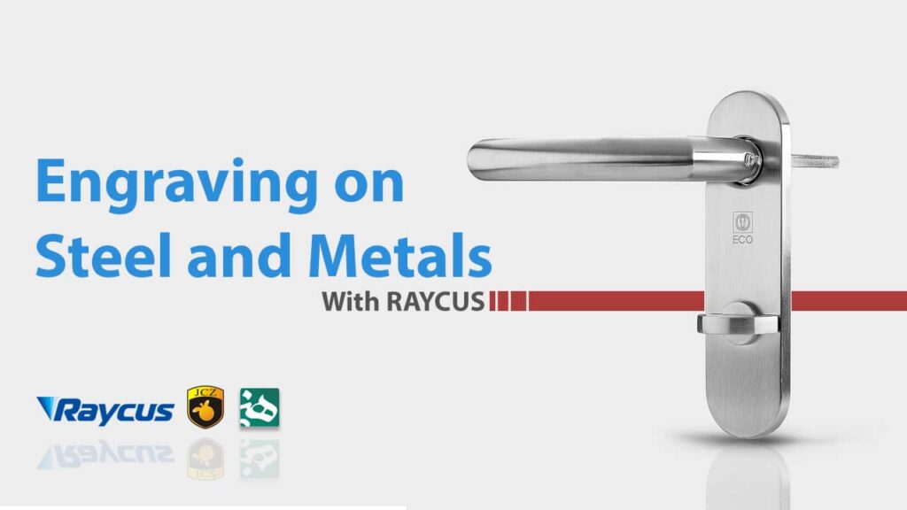 Engraving on metals (door handles)