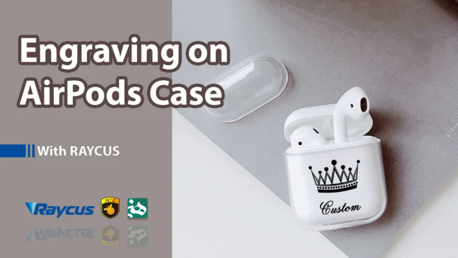 Engraving on plastic (AirPod)